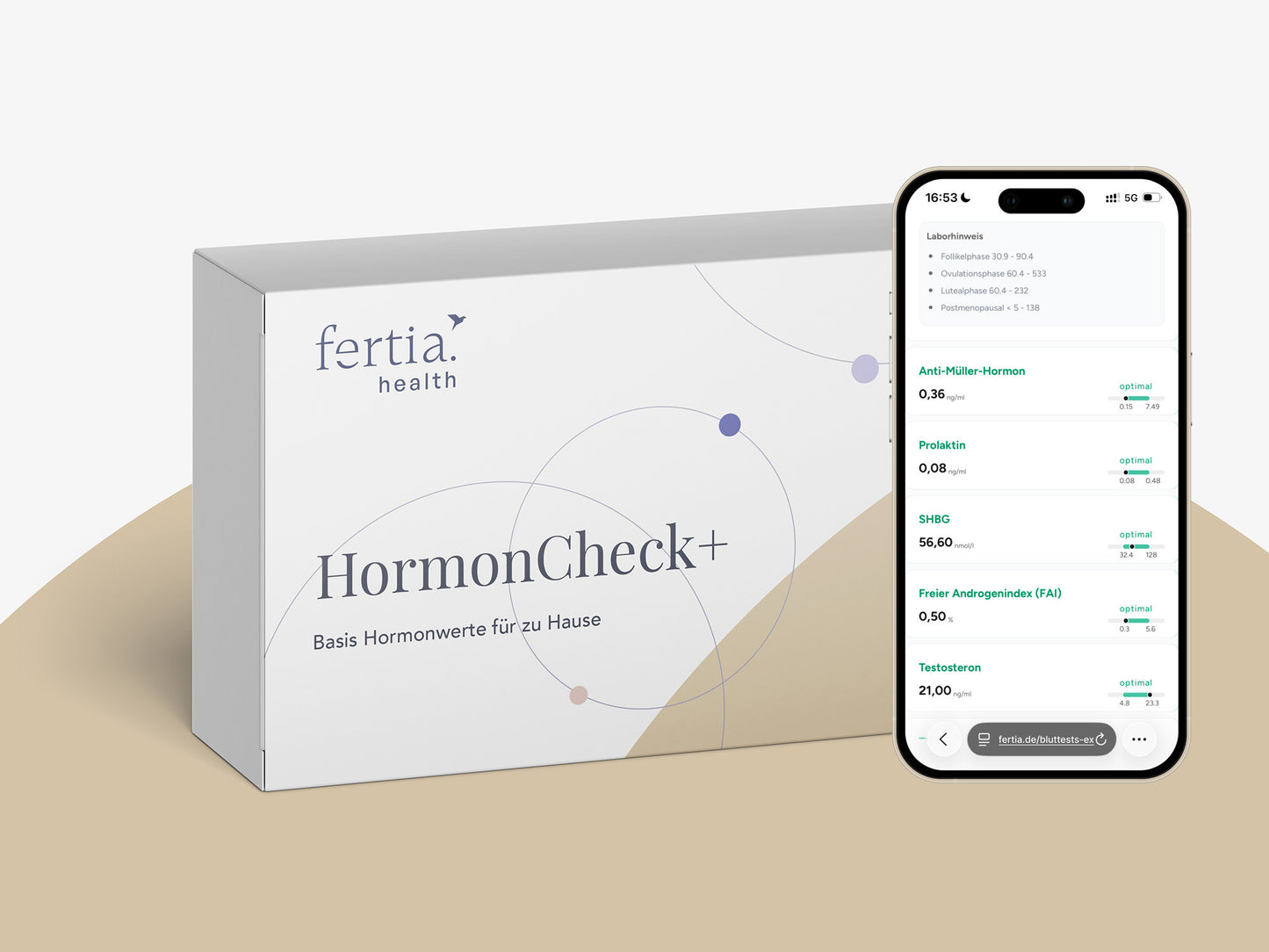 Hormoncheck Plus – Erweiterter Hormon-Bluttest für Frauen