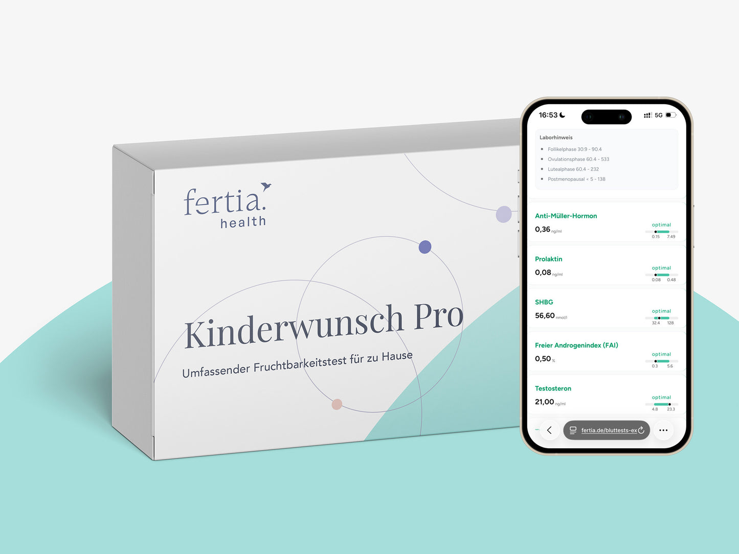 Kinderwunsch Pro – Hormon-Bluttest für Frauen (Test für zuhause)