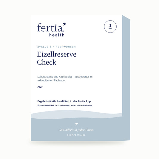 Testkit Eizellreserve Check von Fertia Health – Bluttest für zuhause