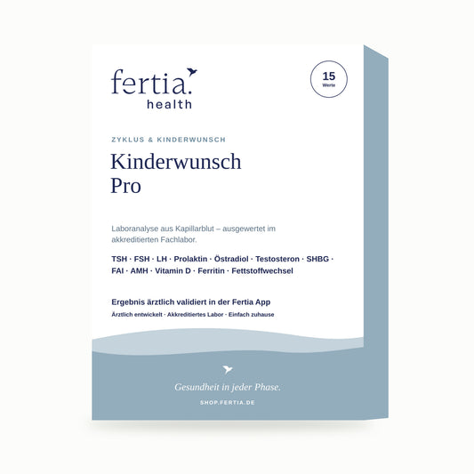 Testkit Kinderwunsch Pro von Fertia Health – Bluttest für zuhause