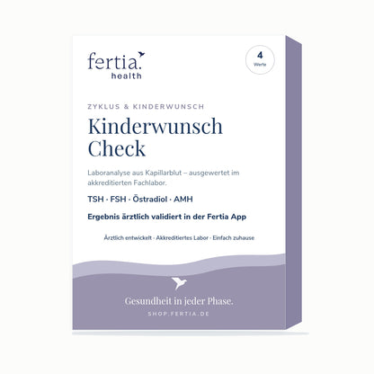 Kinderwunsch Check – Hormon-Bluttest für Frauen (Test für zuhause)