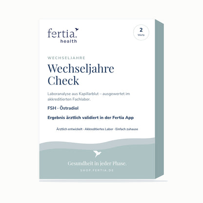 Wechseljahre Check – Hormon-Bluttest FSH & Östradiol (Test für zuhause)