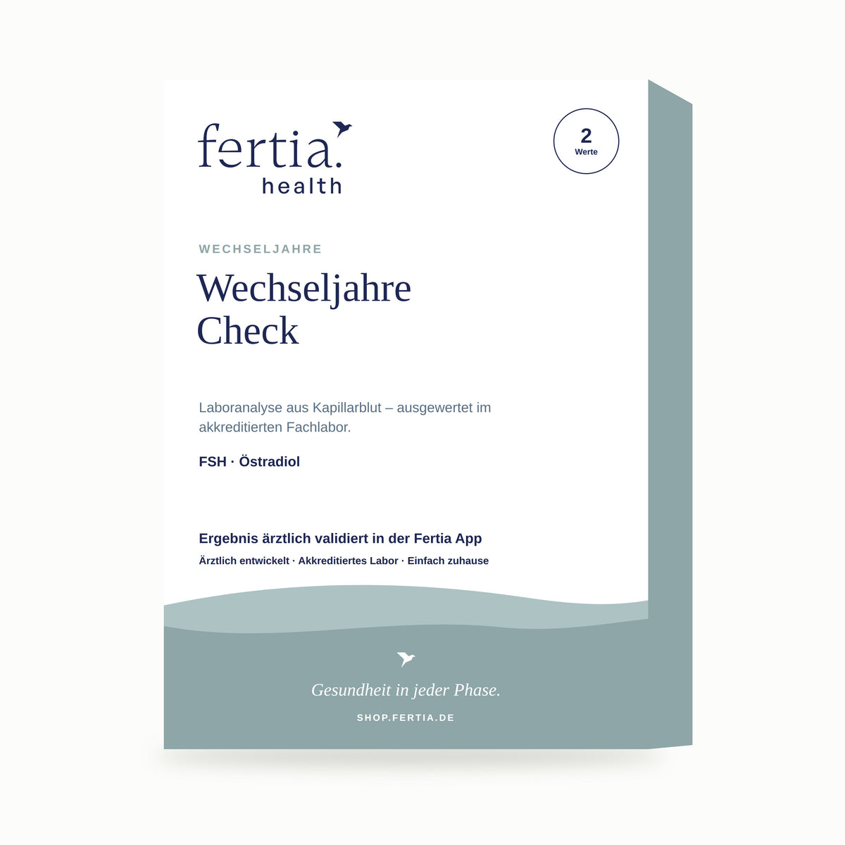Testkit Wechseljahre Check von Fertia Health – Bluttest für zuhause