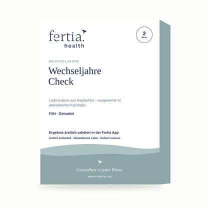 Testkit Wechseljahre Check von Fertia Health – Bluttest für zuhause