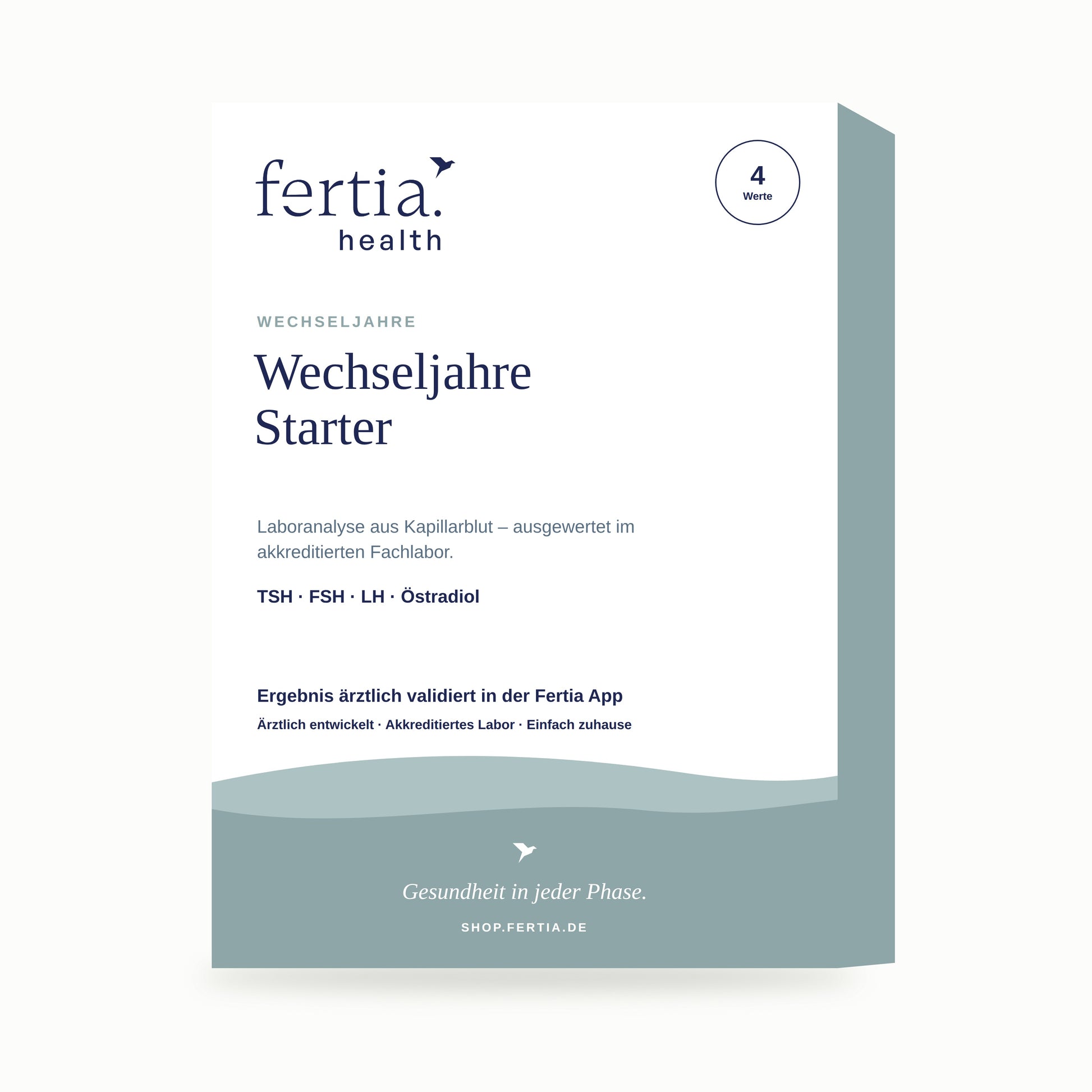 Testkit Wechseljahre Starter von Fertia Health – Bluttest für zuhause