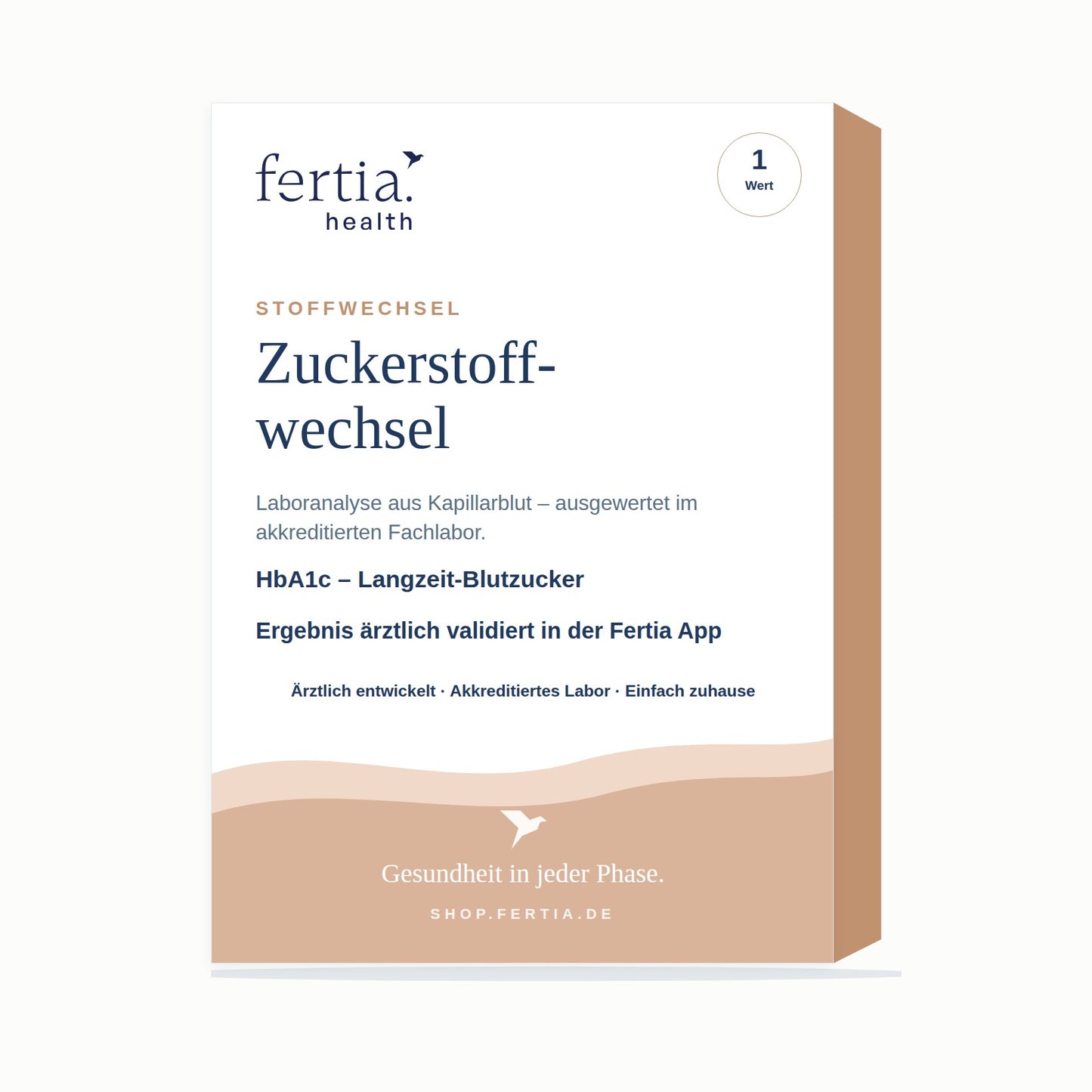 Testkit Zuckerstoffwechsel von Fertia Health – Bluttest für zuhause