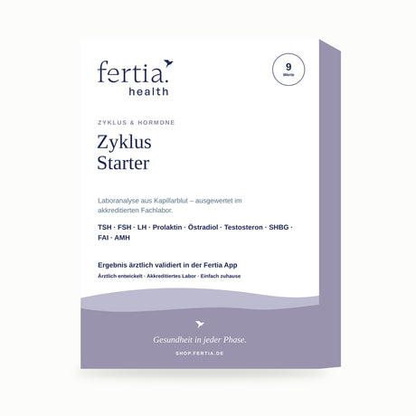 Zyklus Starter - Hormon-Bluttest bei Zyklusunregelmäßigkeiten