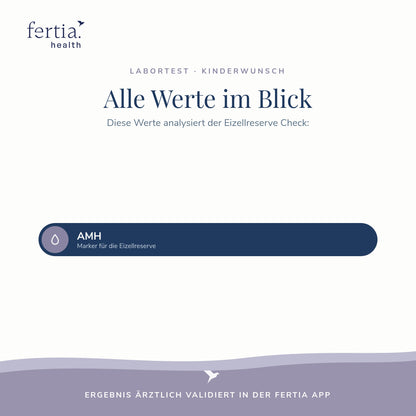 Eizellreserve Check – AMH-Bluttest für Frauen (Test für zuhause)