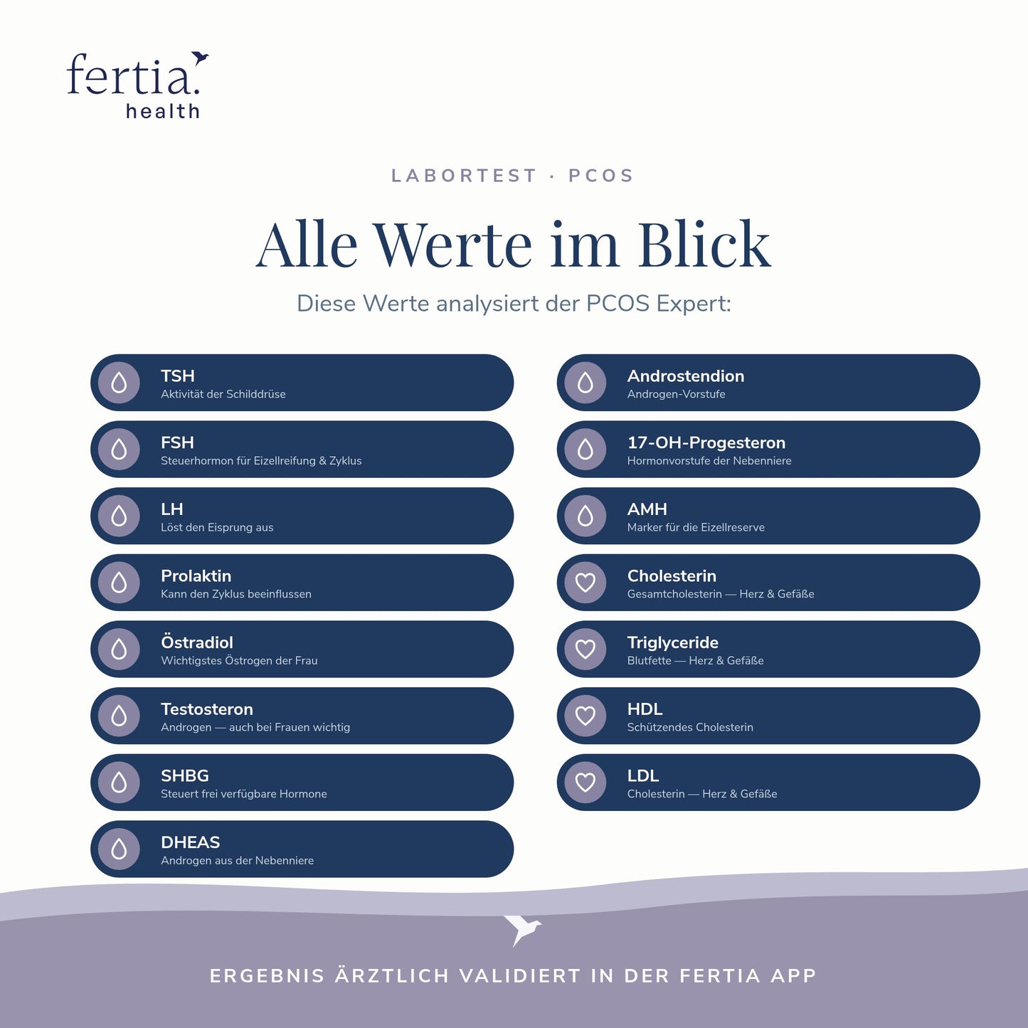 PCOS Pro – Hormon-Bluttest bei Symptomen wie Zyklusstörungen, Akne, Haarausfall