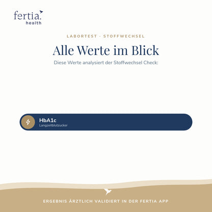 Übersicht der Laborwerte im Zuckerstoffwechsel-Test