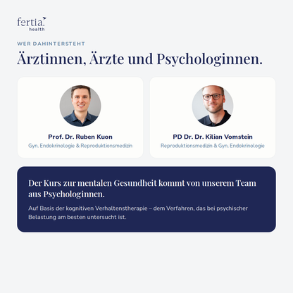 Nach Schwangerschaftsverlust · Kurs in der Fertia App